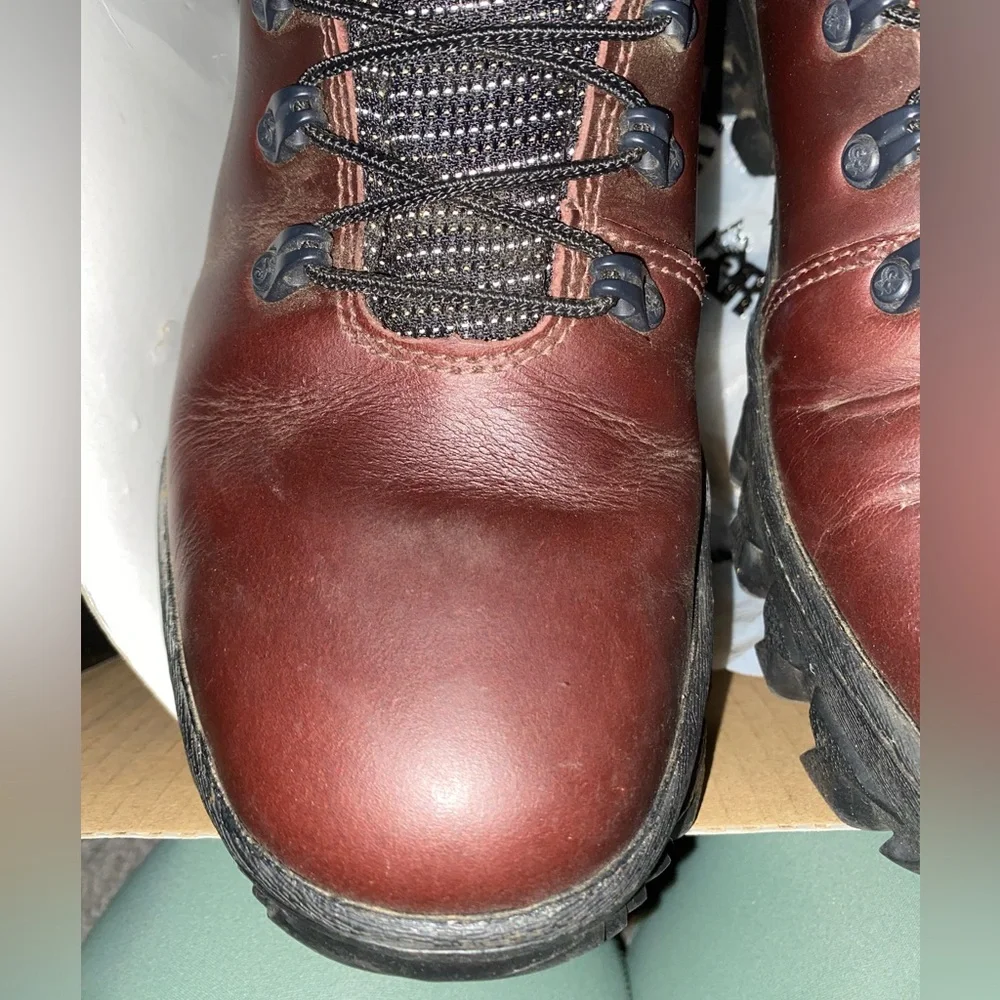 Rocky 6" Tall Brown Hiker Hiking Work Boots Vibram Sole Size 39.5 - Picture 9 of 12